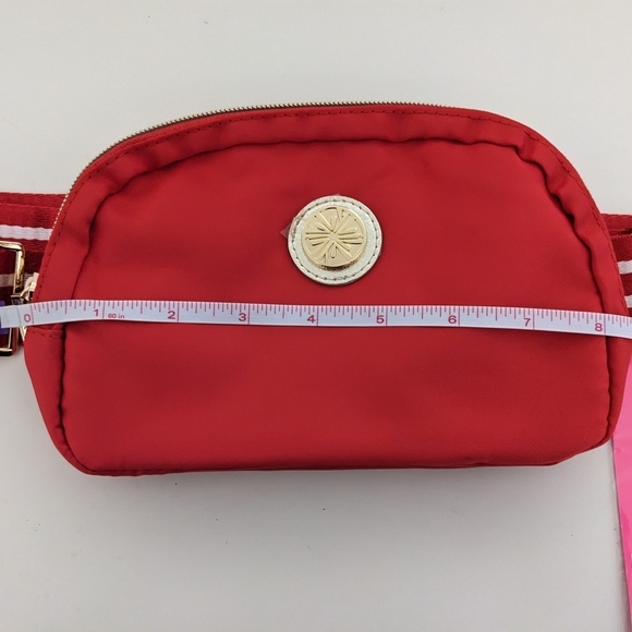 NWT! Lilly Pulitzer Jeanie Belt Bag In Amaryllis Red - Picture 6 of 14
